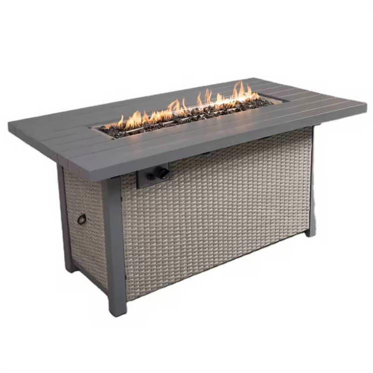 Wholesale Price Custom 54 Inches Outdoor Fire Pit Table Patio Fireplace Backyard Furnace Garden Fire Pit