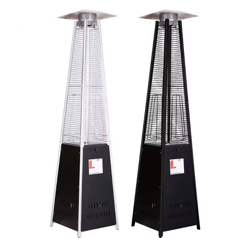 Glass Tube Pyramid Outdoor Patio Propane Gas Heater Glass Tube Pyramid Outdoor Patio Propane Gas Heater