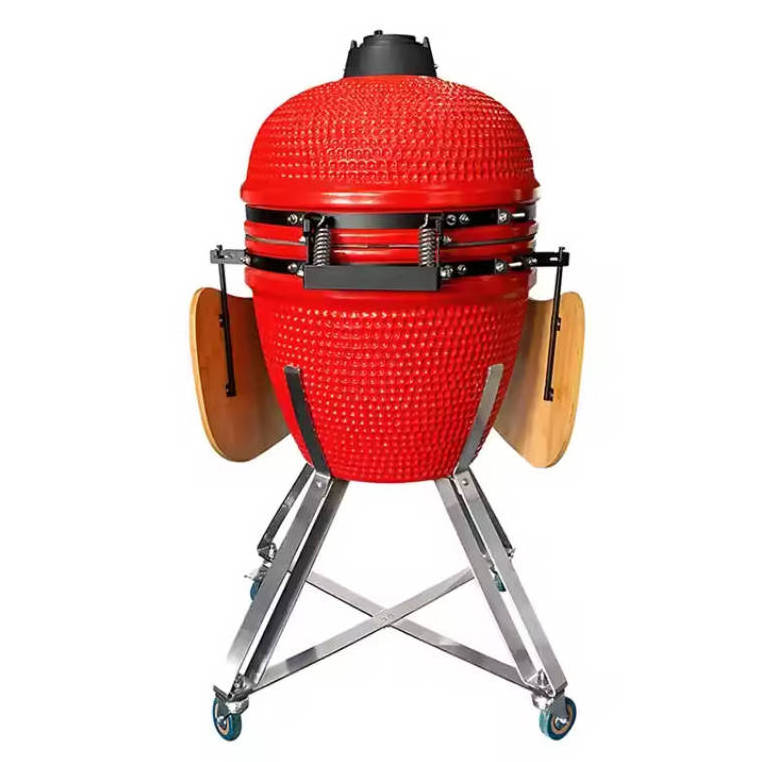 China Design Wholesale 13 16 18 21 22 Inches Bbq Smokers Green Ceramic Grill Kamado Bbq Charcoal Grill Outdoor