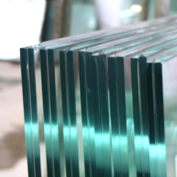 Architectural Building 6.38mm 10.38mm 12.76mm 13.52mm Safety Clear SGP PVB Tempered Laminated Glass