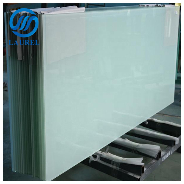 SGCC Certificate 1/4''  3/8''  1/2'' obscure milky white translucent opaque tempered laminated glass for building