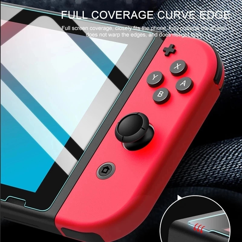 Glass For Nintendo Switch Game Player HD Tempered Glass Screen Protector For Nintendo Switch OLED 2.5D