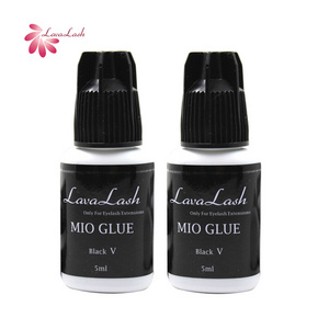 lava lash mio glue black V 1-2s Korea fast dry 5ml eyelash glue High Quality Eyelash Extensions Wholesale lash adhesive Mio glue