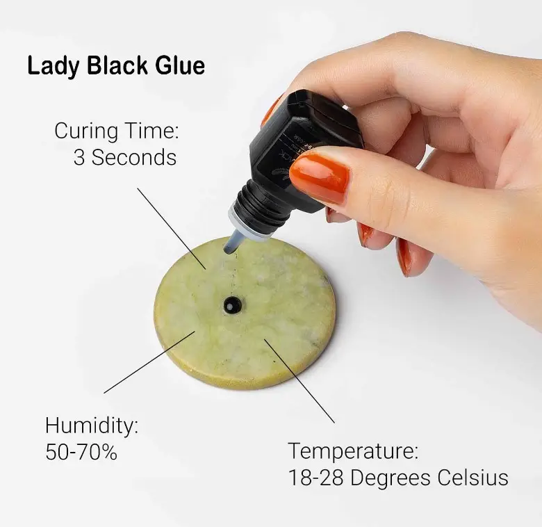 Lavalash ODM ODM 2-3s Private Label Lady Black adhesive Professional Glue Korea Natural Eyelash Extensions glue