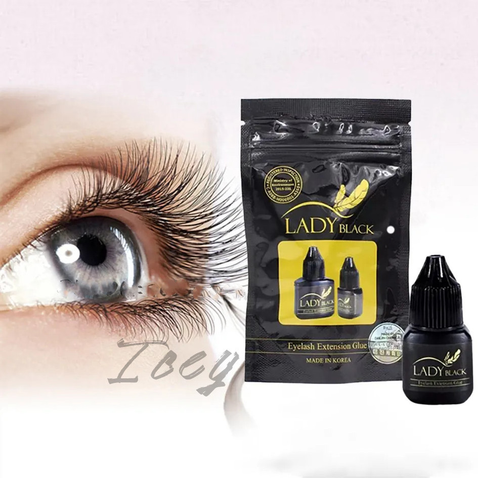 Lavalash ODM ODM 2-3s Private Label Lady Black adhesive Professional Glue Korea Natural Eyelash Extensions glue