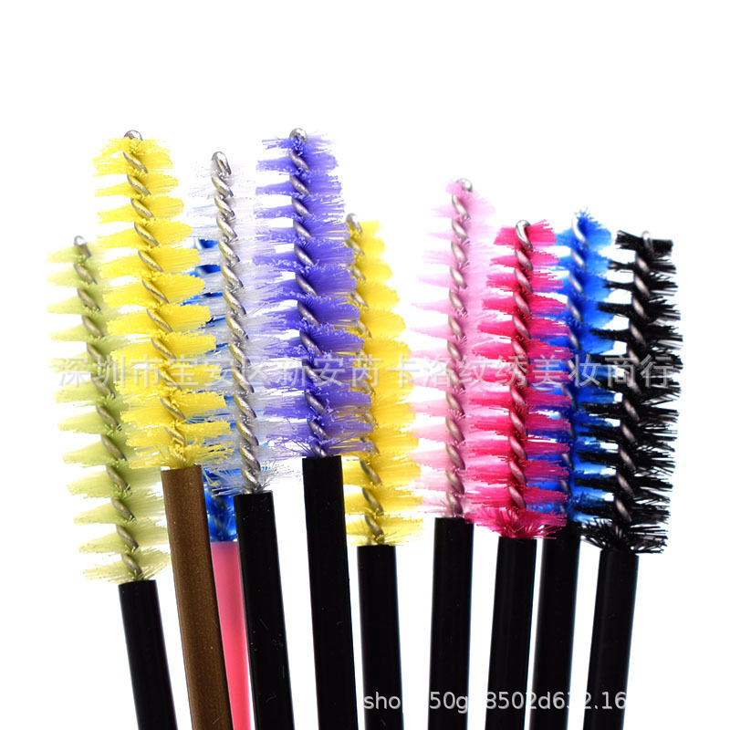 High Quality Mascara Wand 50pcs/bag Pink Brushes For Eyelash Extensions Disposable Mascara Wands Applicator lava lash