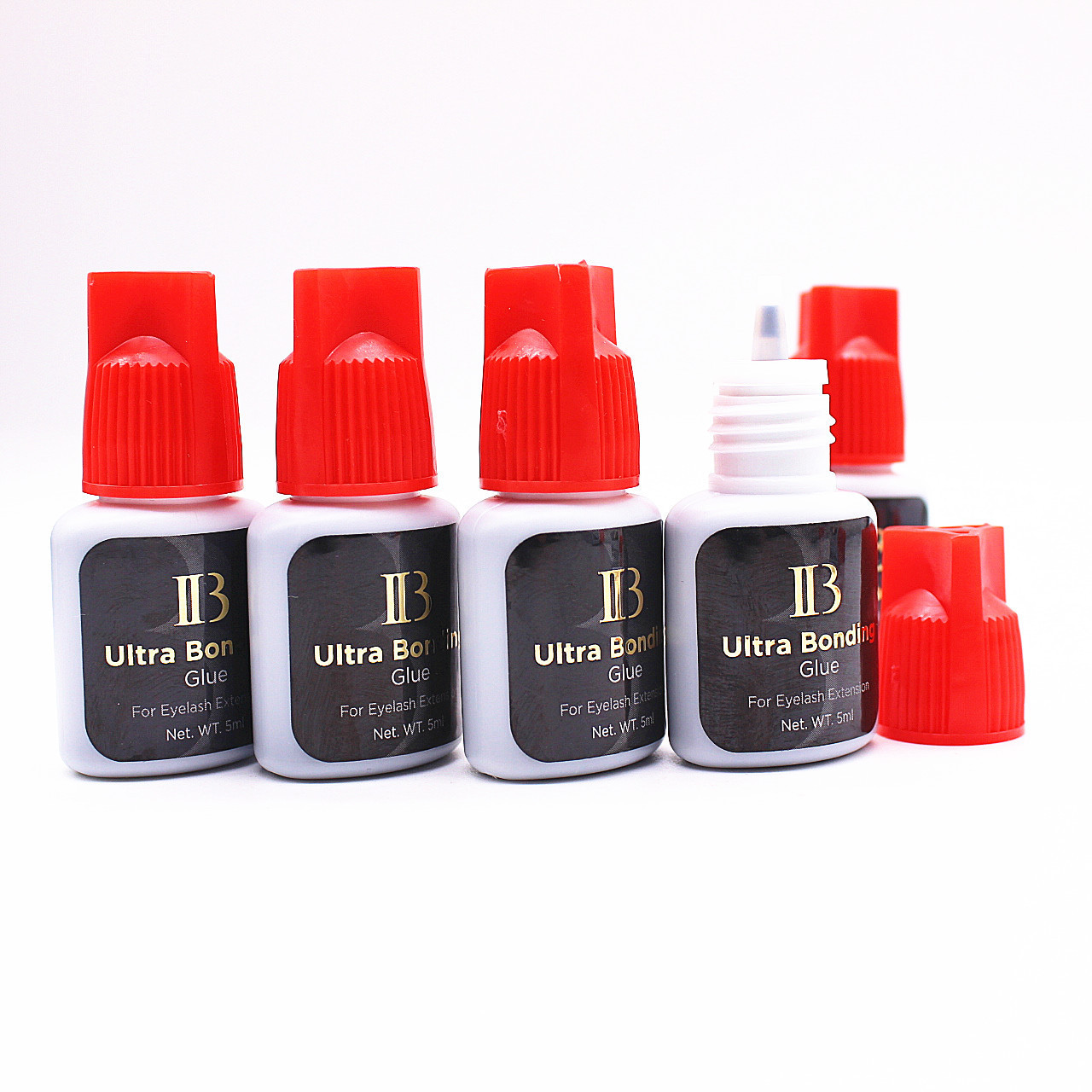 5ml lash glue Original Korea IB glue Ibeauty Ultra Bonding Glue Fast Drying Eyelash Extensions Adhesive Red Cap