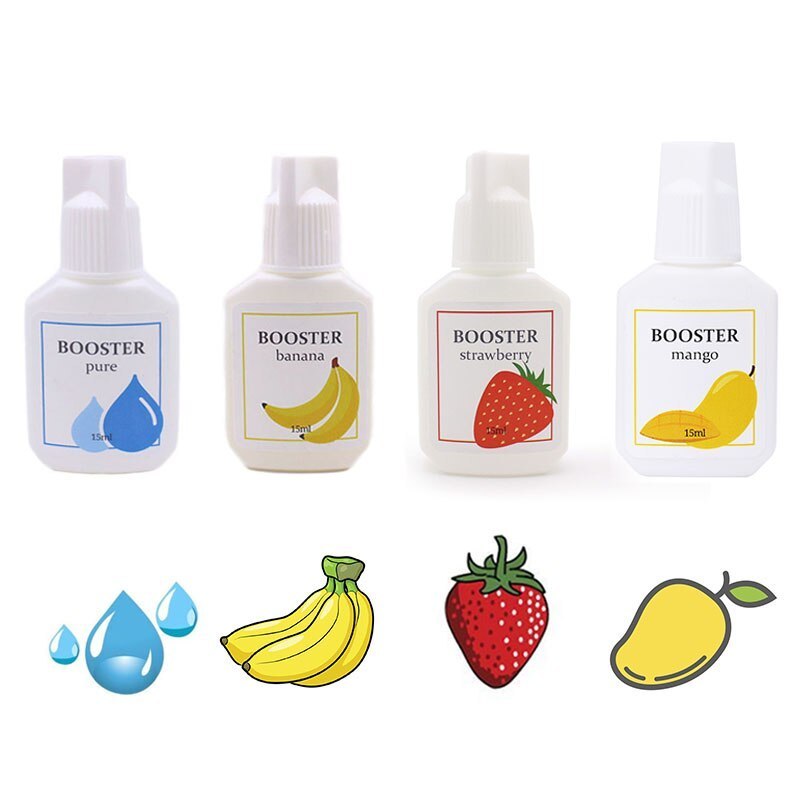 Booster Banana Scent Glue for Eyelash Extensions Transparent Booster Banana 15ml Primer Lash Adhesive