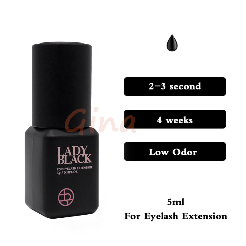 OEM ODM EYELASH sky brand glue customize 5ml lady black glue wholesale waterproof low irritation eyelash lady adhesive