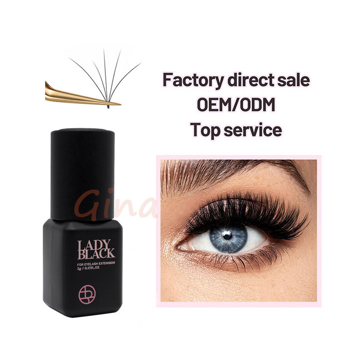 OEM ODM EYELASH sky brand glue customize 5ml lady black glue wholesale waterproof low irritation eyelash lady adhesive