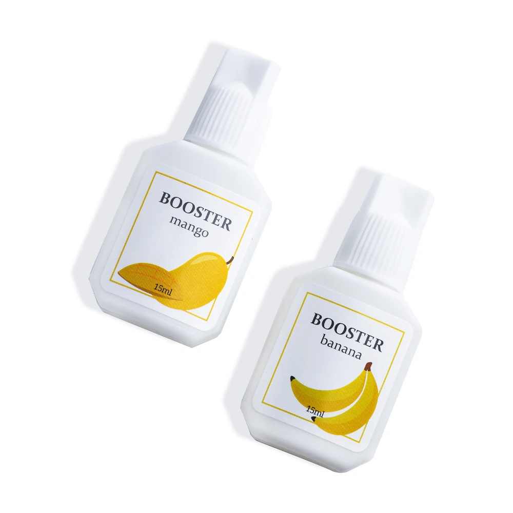 Booster Banana Scent Glue for Eyelash Extensions Transparent Booster Banana 15ml Primer Lash Adhesive