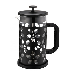 Wholesale New Arrival  Black Color Stainless Steel 800Ml Coffee Press French Thermo  French Press