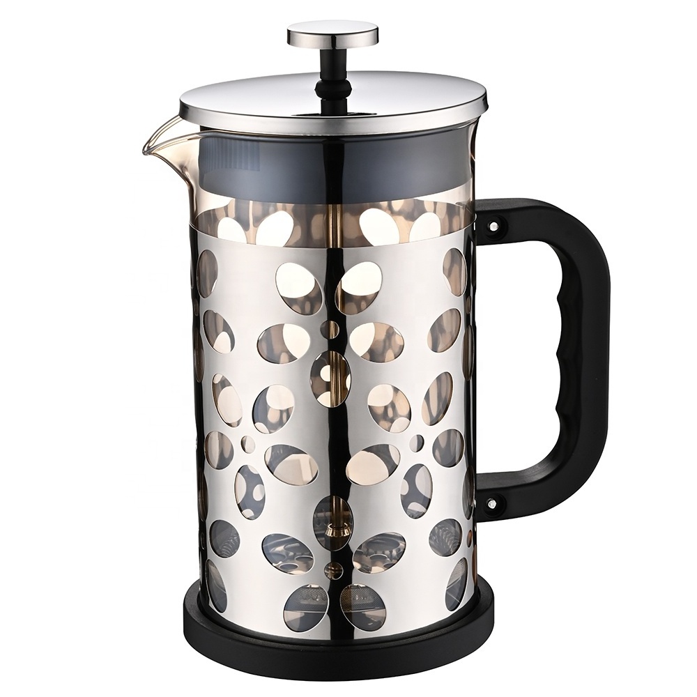 Wholesale New Arrival  Black Color Stainless Steel 800Ml Coffee Press French Thermo  French Press