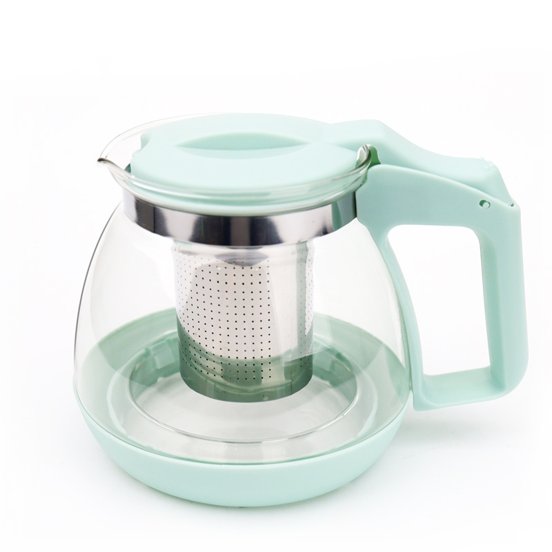 Wholesale Heat Resistant Tea Kettle Glass Teapot With Infuser