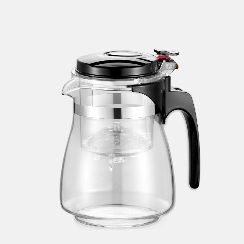 China Factory Supplier Classic Leying Tea Maker High Borosilicate Clear Glass Kettle Teapot