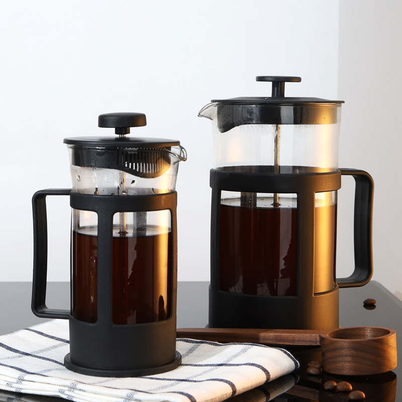 Coffee Tea & Espresso Supplies Free Sample Plastic Coffee Maker Classic Portable Glass Pot Insulated Cafetiere French Press