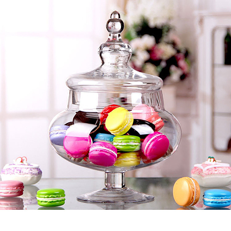 Wholesale Big Size Storage Apothecary Candy Wedding Decorative Glass Jars