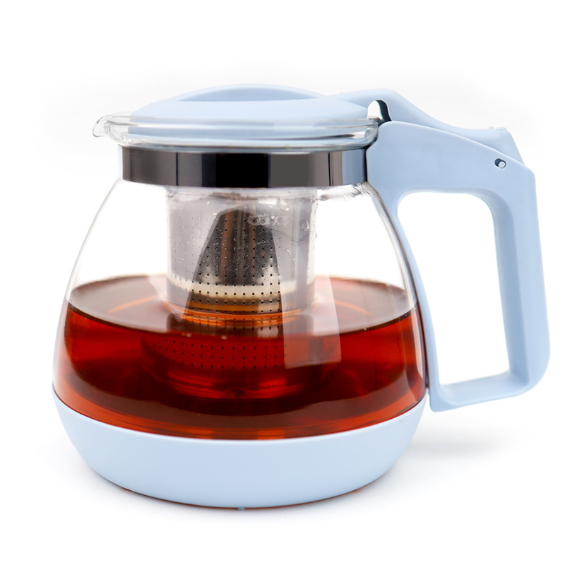 Wholesale Heat Resistant Tea Kettle Glass Teapot With Infuser