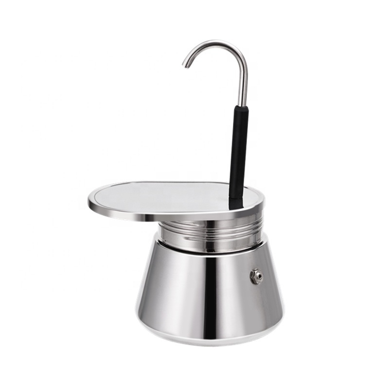 Moka Stovetop Espresso Latte Coffee Maker Percolator Pot Italian Stainless Steel Moka Coffee Machine