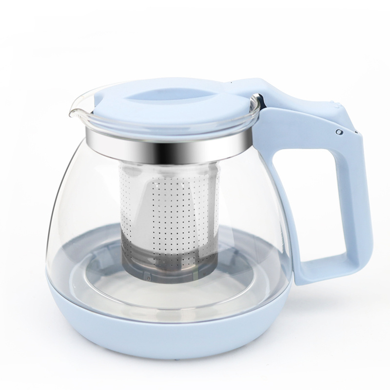 Wholesale Heat Resistant Tea Kettle Glass Teapot With Infuser