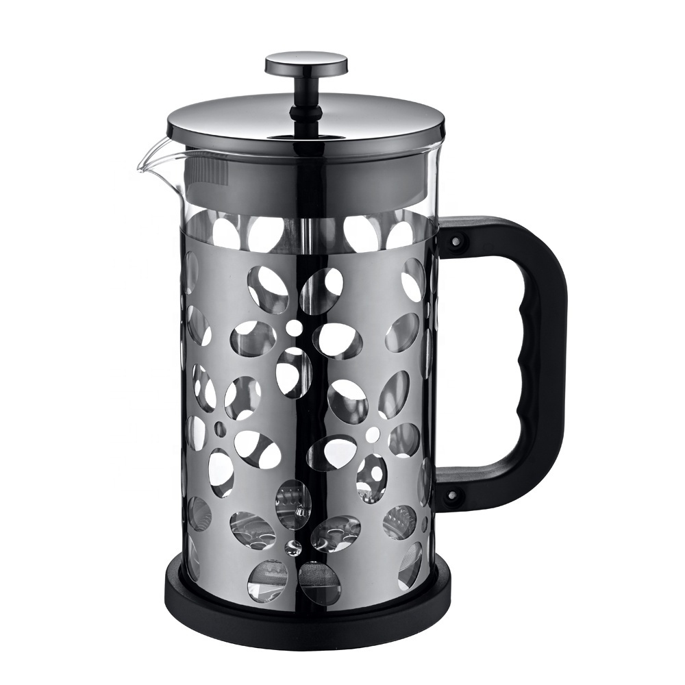 Wholesale New Arrival  Black Color Stainless Steel 800Ml Coffee Press French Thermo  French Press