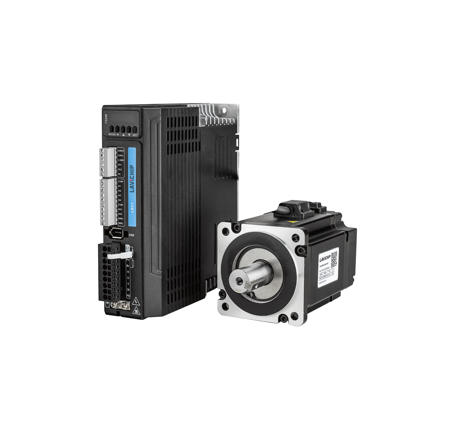 Lavichip CE certificate  750W  close loop absolute value servo driver and servo motor  system