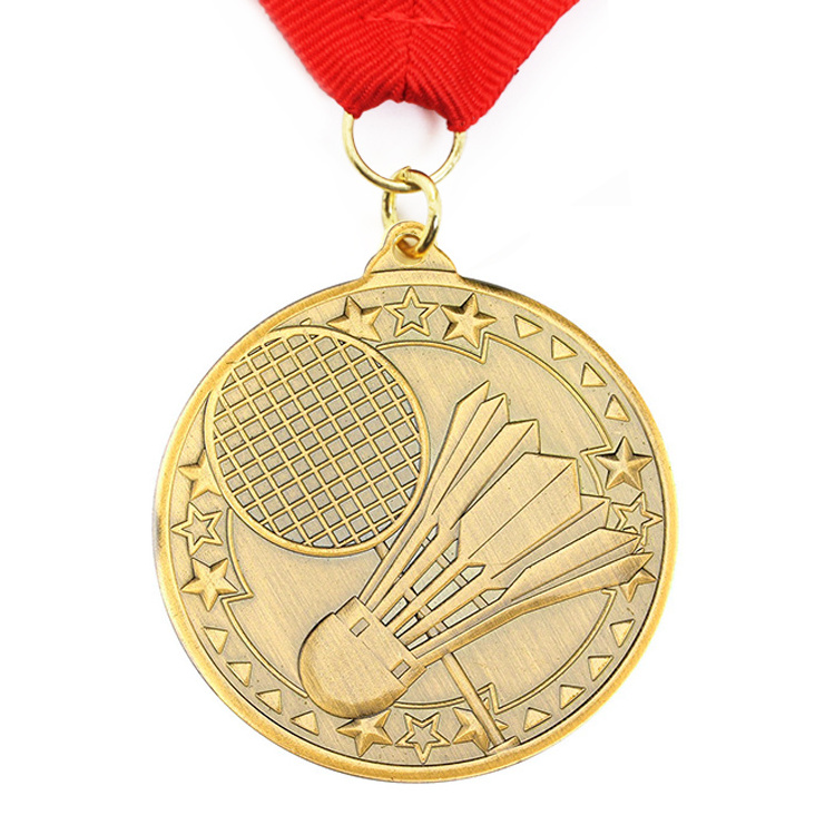 Manufacturers Design Metal Sport Custom Badminton Medal