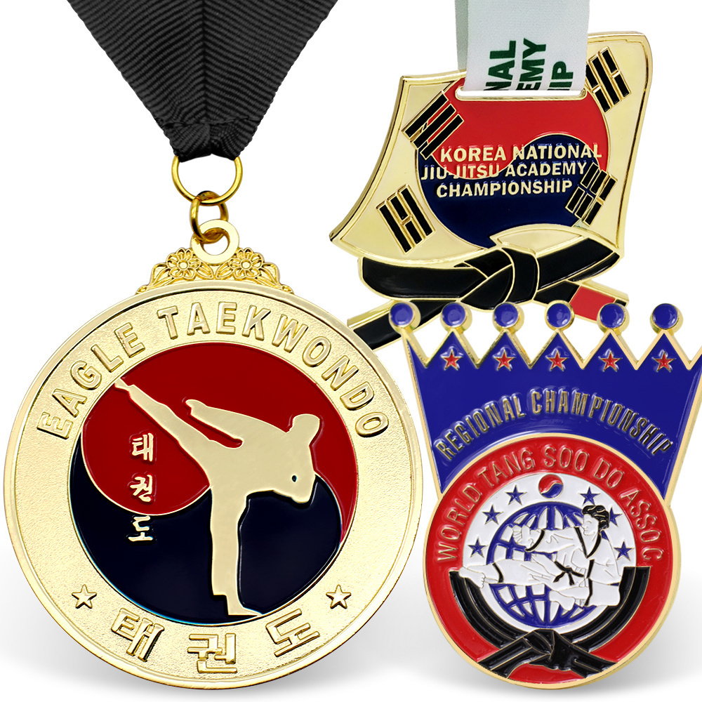 Cheap Medal Awards Custom Gold Silver Bronze Championships' Medal