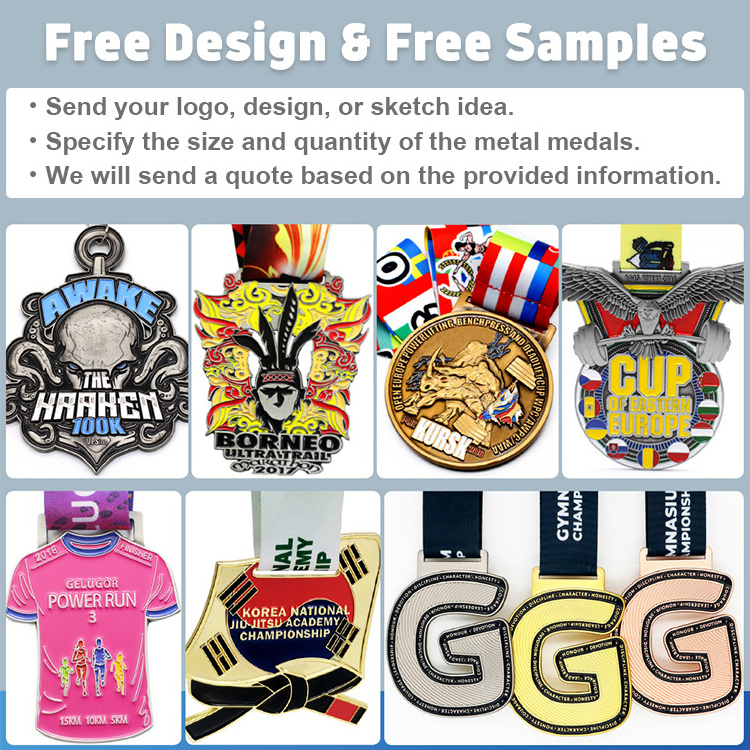 Design Your Own Custom Medal Manufacturer Custom Competition