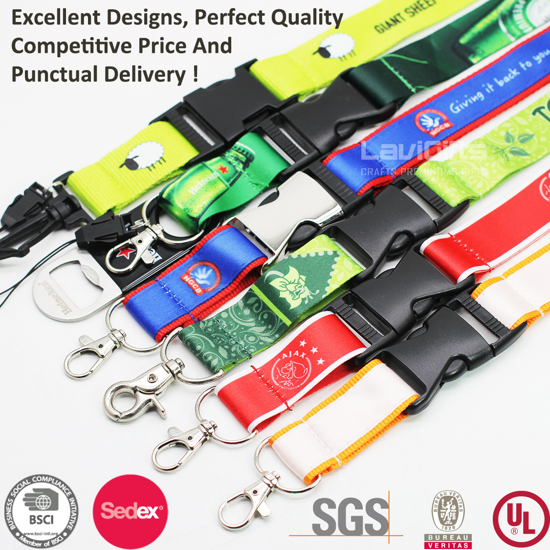 Wholesale Polyester Plain Wristlet Personalized Private Logo Key Lanyard Key Chain String Custom Brand Short Lanyard Keychain