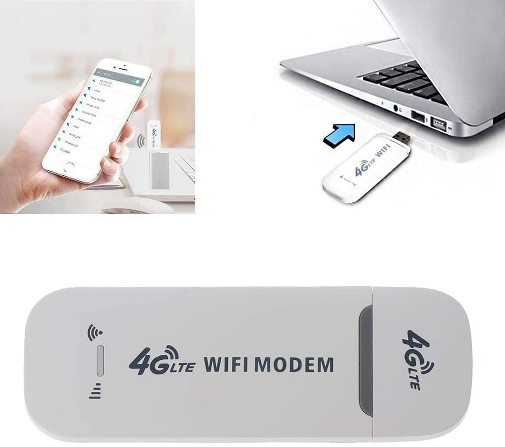 PIX-LINK 4G LTE Wireless Dongle USB SIM Card Wifi Router Outdoor White 1 5g 1 Year / 12 Months Max Users Over 10 150 Mbps 2.4G