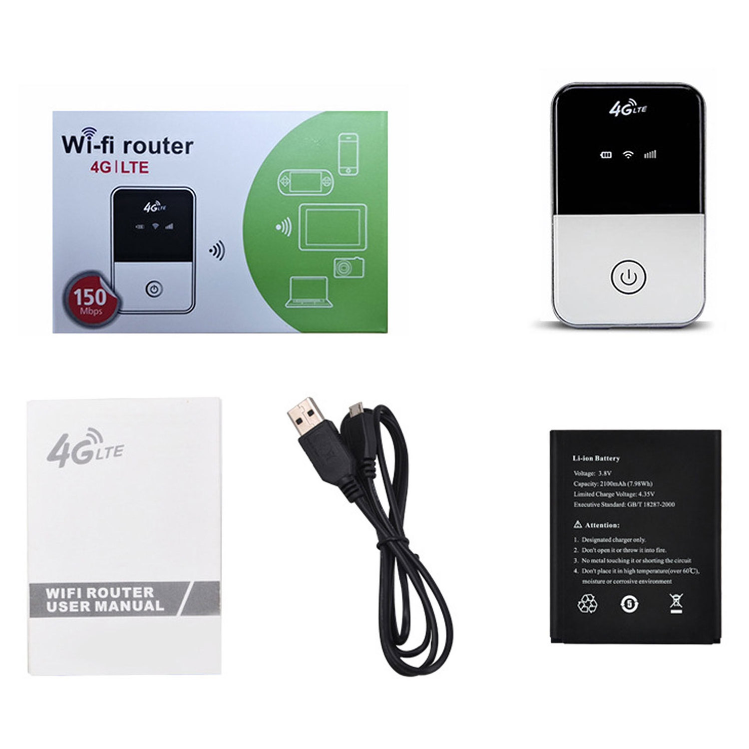 PIX-LINK Portable Lte Long Range Wifi Routers Mobile Hotspot 4g Router ...