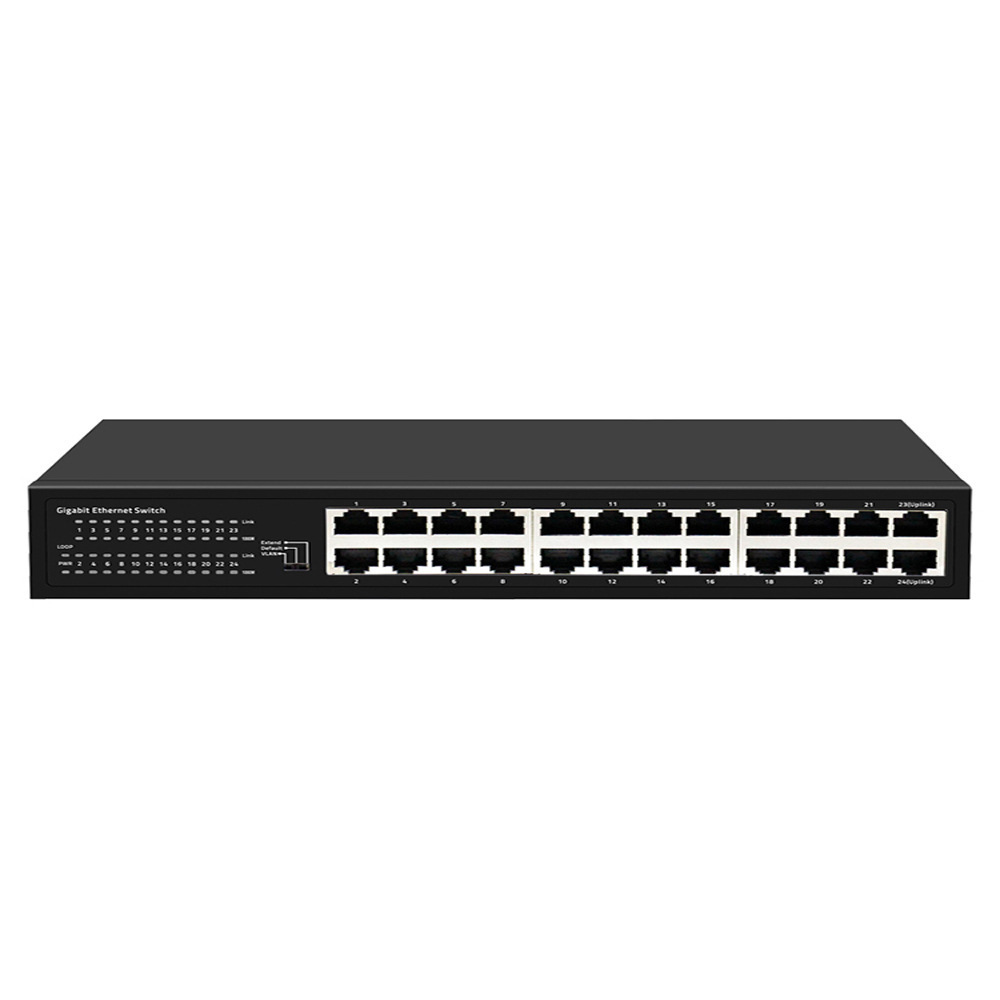 PIX-LINK OEM/ODM Poe Switch Ethernet Fiber Switch 4 8 16 24 Ports 10/100M & Gigabit Unmanaged 48V Stock Poe Adapter 24v 1year