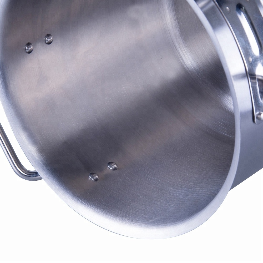 High quality stainless steel commercial kitchenware stock pot