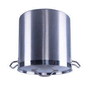 Restaurant Big Pot Commercial Cooking pot 20 30 35 Liter  3-layer Bottom  Stainless Steel Stock Pot