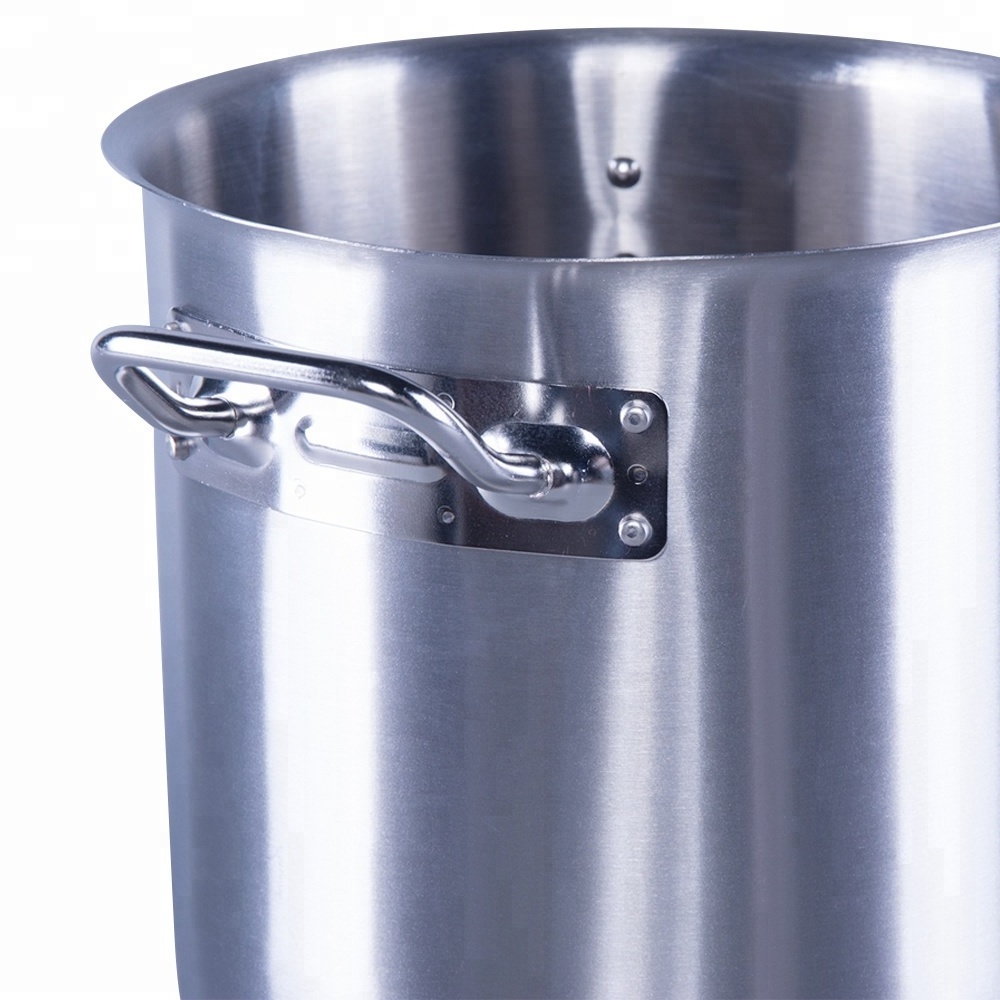 High quality stainless steel commercial kitchenware stock pot