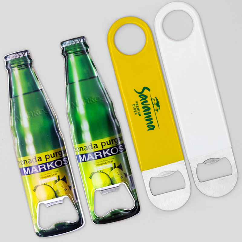 Cheap Sublimation Souvenir Bar Bulk Blank Metal Stainless Steel Card Beer Customized Bottle Opener