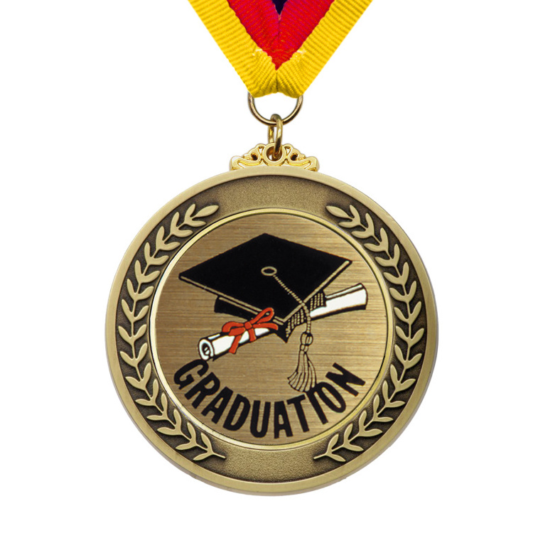 Factory Price Cheap Custom Metal Souvenir Award Graduation Medal Gift