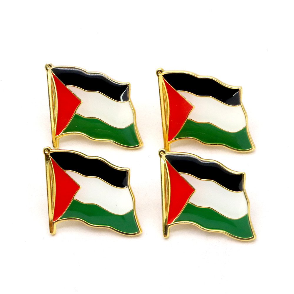 Manufacturers Custom Enamel Pin Palestine Fist Pin Blank Print With Epoxy Lapel Pins Hat Collar Badges