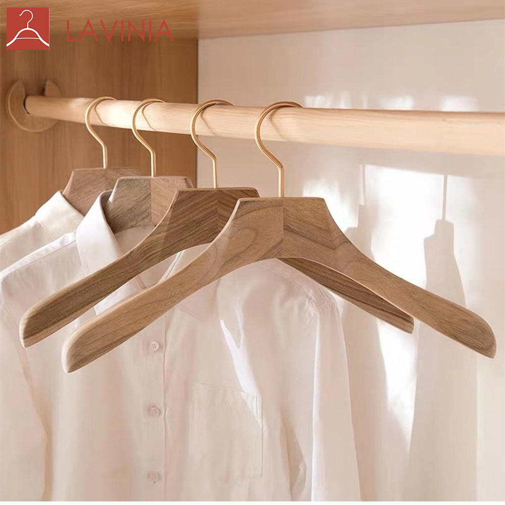 Luxury red basic cedar camphor wood coat cloth hanger