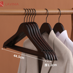 Lavinia Popular Hanger Supplier Wooden Hangers Nature Clothes Rack for Coat wood hanger