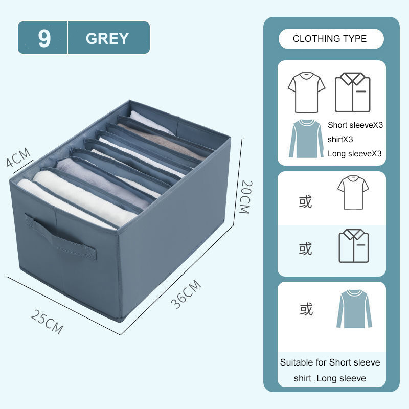 Fabric Foldable Closet Organizers Sock Underwear Organizer Drawer Storage Box Closet Storage