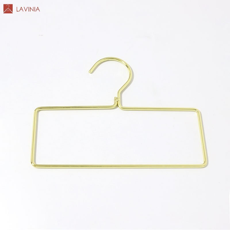 Lavinia wholesale square gold color rose gold scarf towel hijab bra square metal hangers