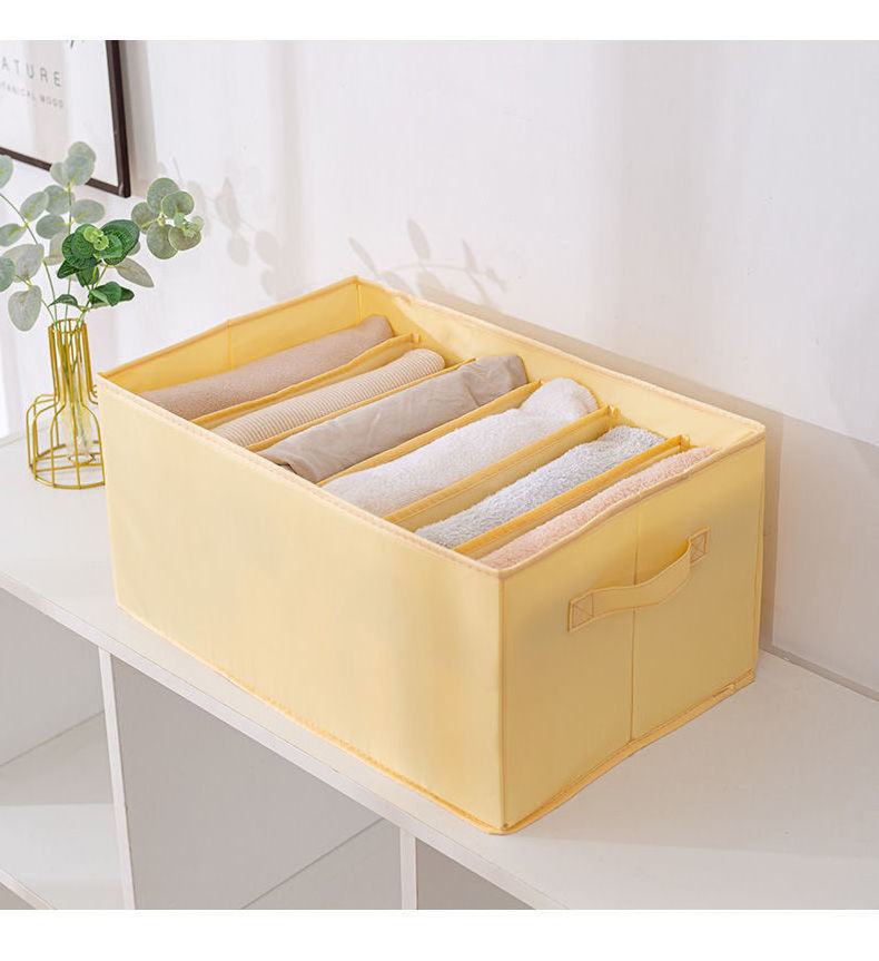 Fabric Foldable Closet Organizers Sock Underwear Organizer Drawer Storage Box Closet Storage