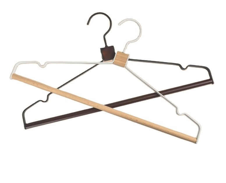 Lavinia household customized hot sales coat clothes suit hanger metal wood hangers