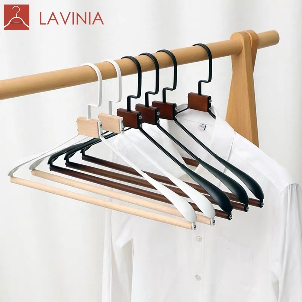 iron wooden hanger for clothes Storage Hanger For Kids Baby Clothing Store