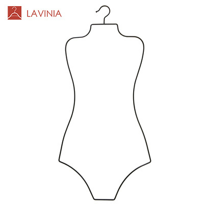 Lavinia 2023 hot Sale shiny gold silver rose gold copper body metal hangers for swimwear bikini display