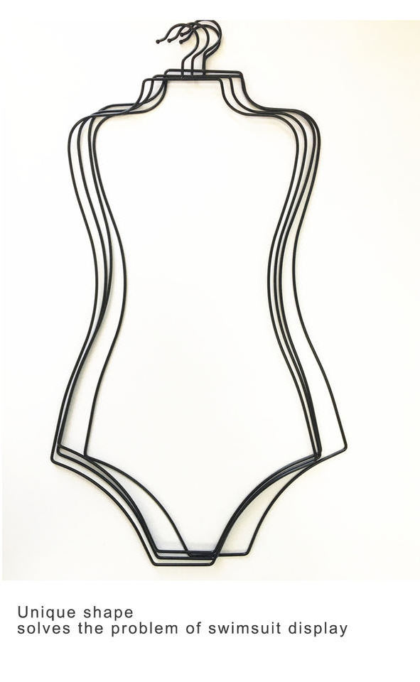 Lavinia wholesale Hot Sale Full Body Shape Metal Swimsuit Swimwear Bikini Hangers For Display