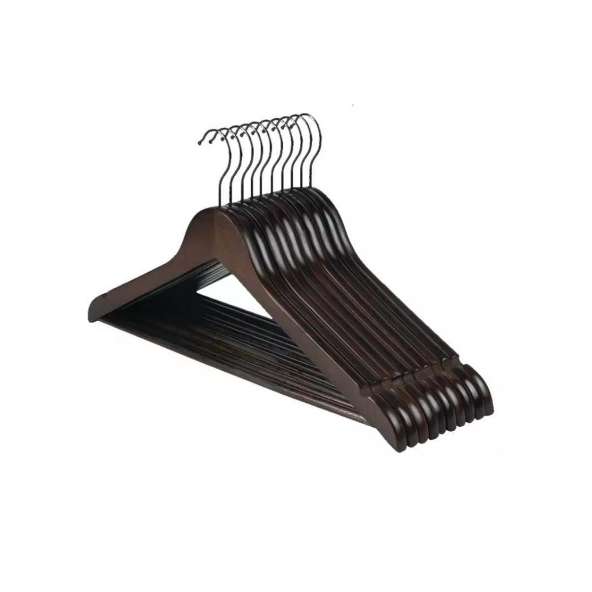 Lavinia manufacturer custom wooden hanger for clothes notches cheaper price clothing racks for boutique