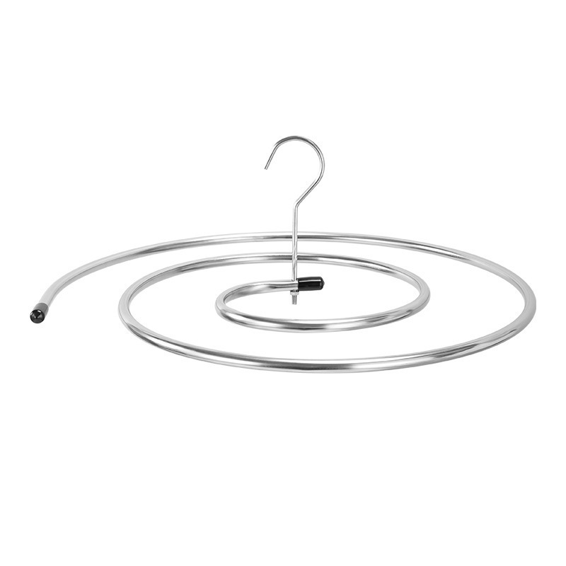 Lavinia hot selling spiral clothes hanger for airing the quilt round metal hangers